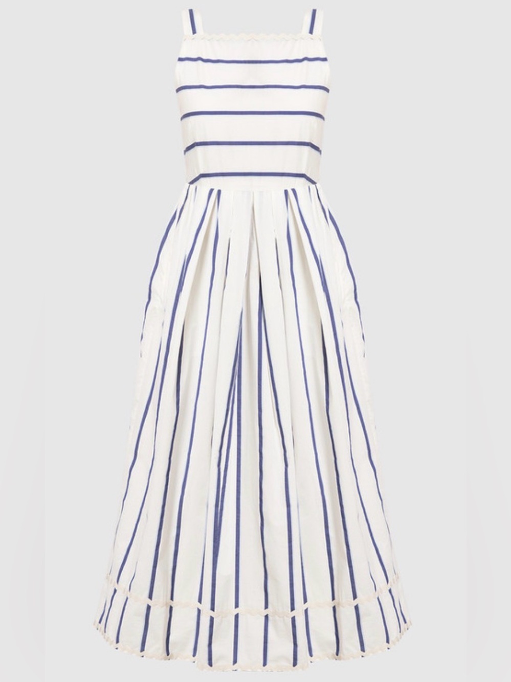 Max Mara Weekend Giano Striped Midi-Dress 10 - Picture 2 of 15